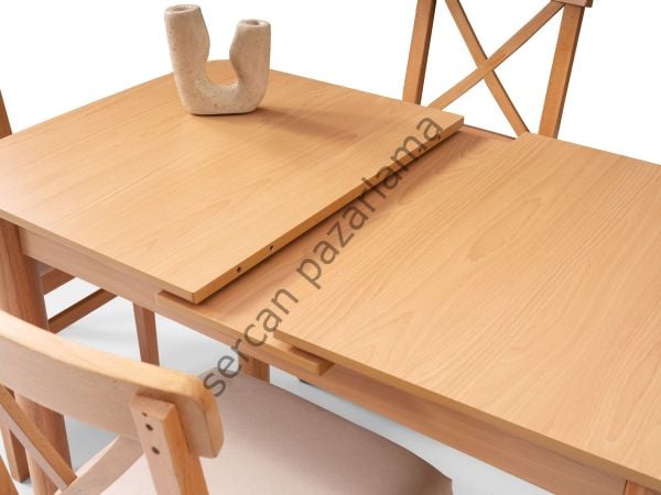 1249 - Ares Masa 70x110 - Kayın/Naturel