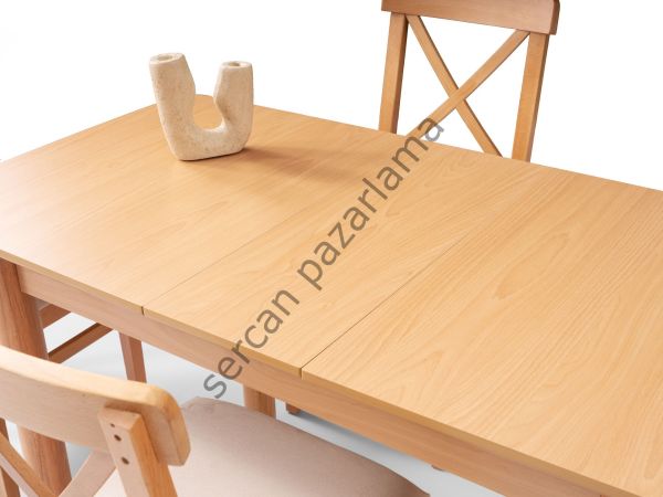 1249 - Ares Masa 70x110 - Kayın/Naturel