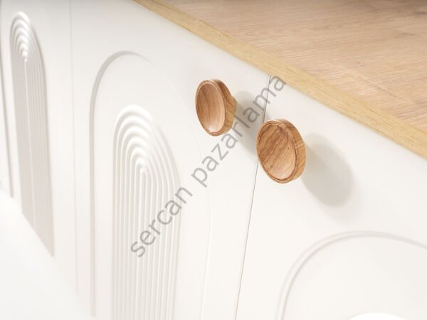 Lilyum Yemek Odası - Ekru/Meşe