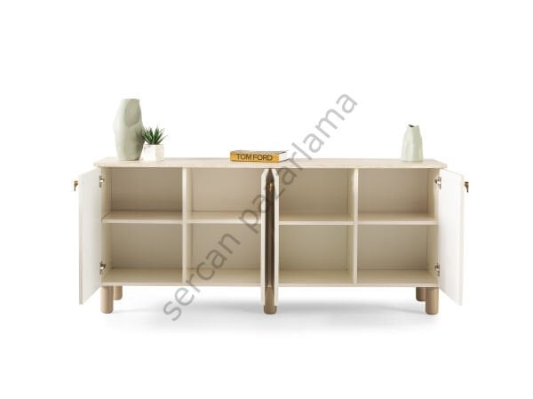 Stil Yemek Odası - Ekru/Traverten