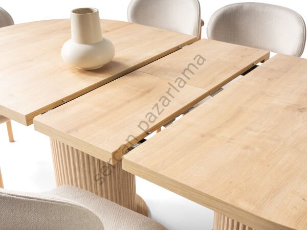 1433-2021 - Lilyum Masa Sandalye Takımı - Meşe