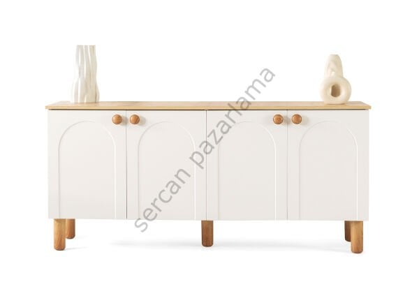 3513 - Açelya Konsol - Ekru/Meşe