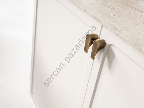 3516 - Stil Konsol - Ekru/Traverten