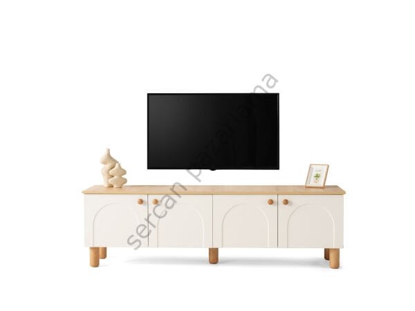 3562 - Açelya Tv Ünitesi - Ekru/Meşe