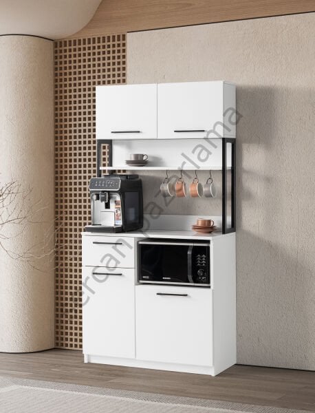 3413 - Asya Kahve Köşesi - Beyaz