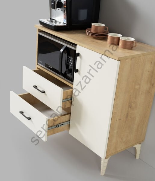 3425 - Gül Kahve Köşesi - Meşe/Ekru