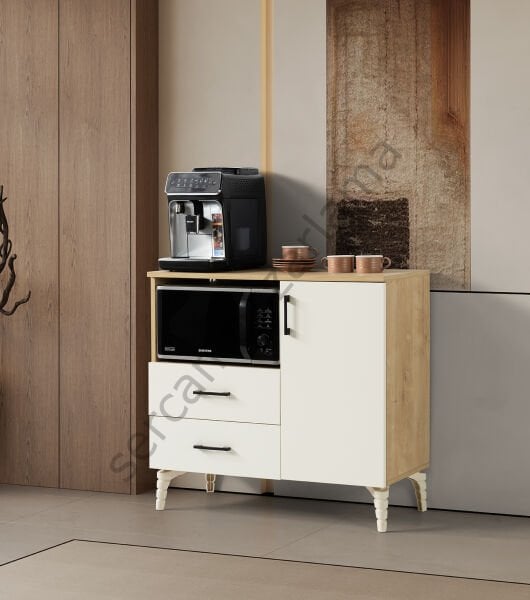 3425 - Gül Kahve Köşesi - Meşe/Ekru