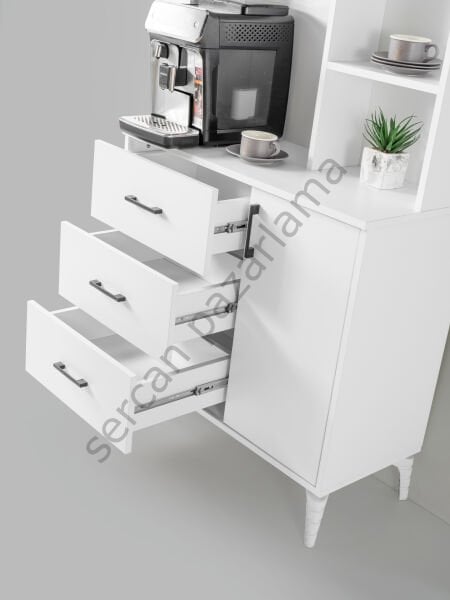 3422 - Açelya Kahve Köşesi - Beyaz