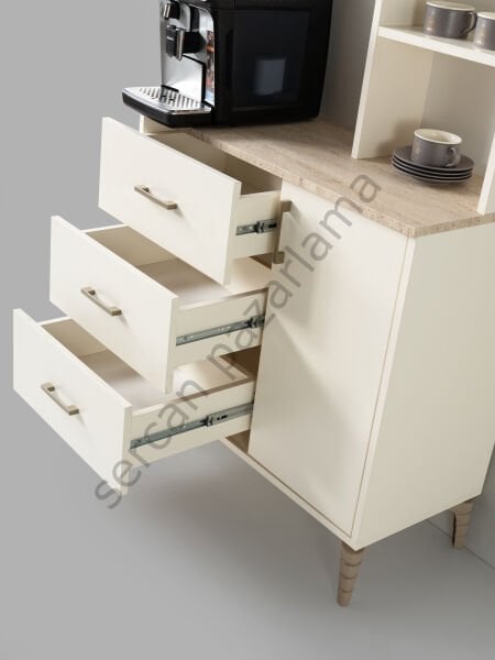 3421 - Açelya Kahve Köşesi - Ekru/Traverten