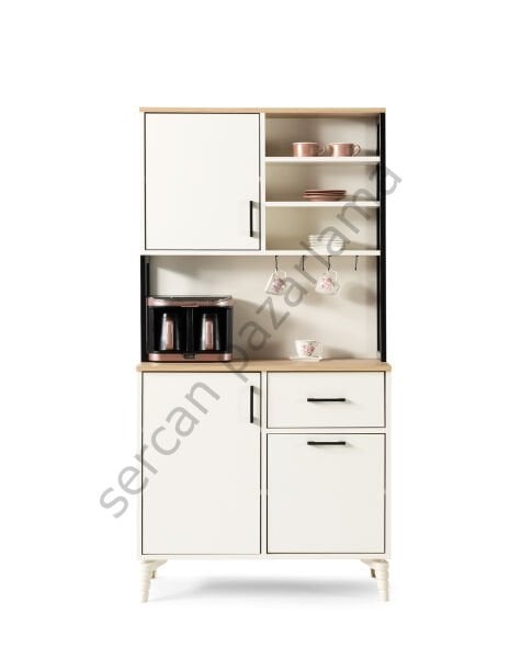 3427 - Lilyum Kahve Köşesi - Ekru/Meşe