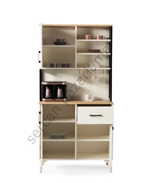 3427 - Lilyum Kahve Köşesi - Ekru/Meşe