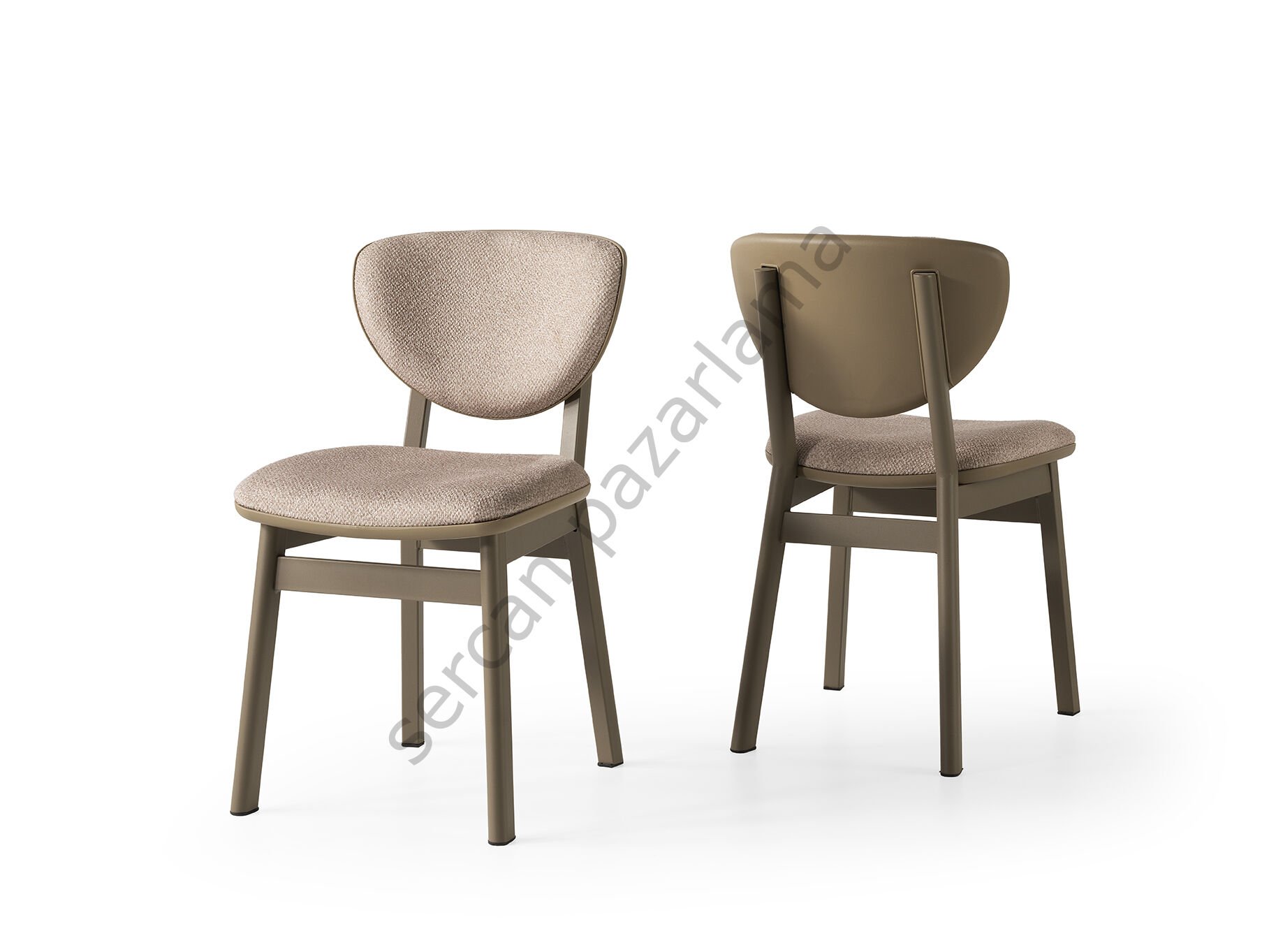 2291 - Lion Sandalye - Cappucino/Vizon