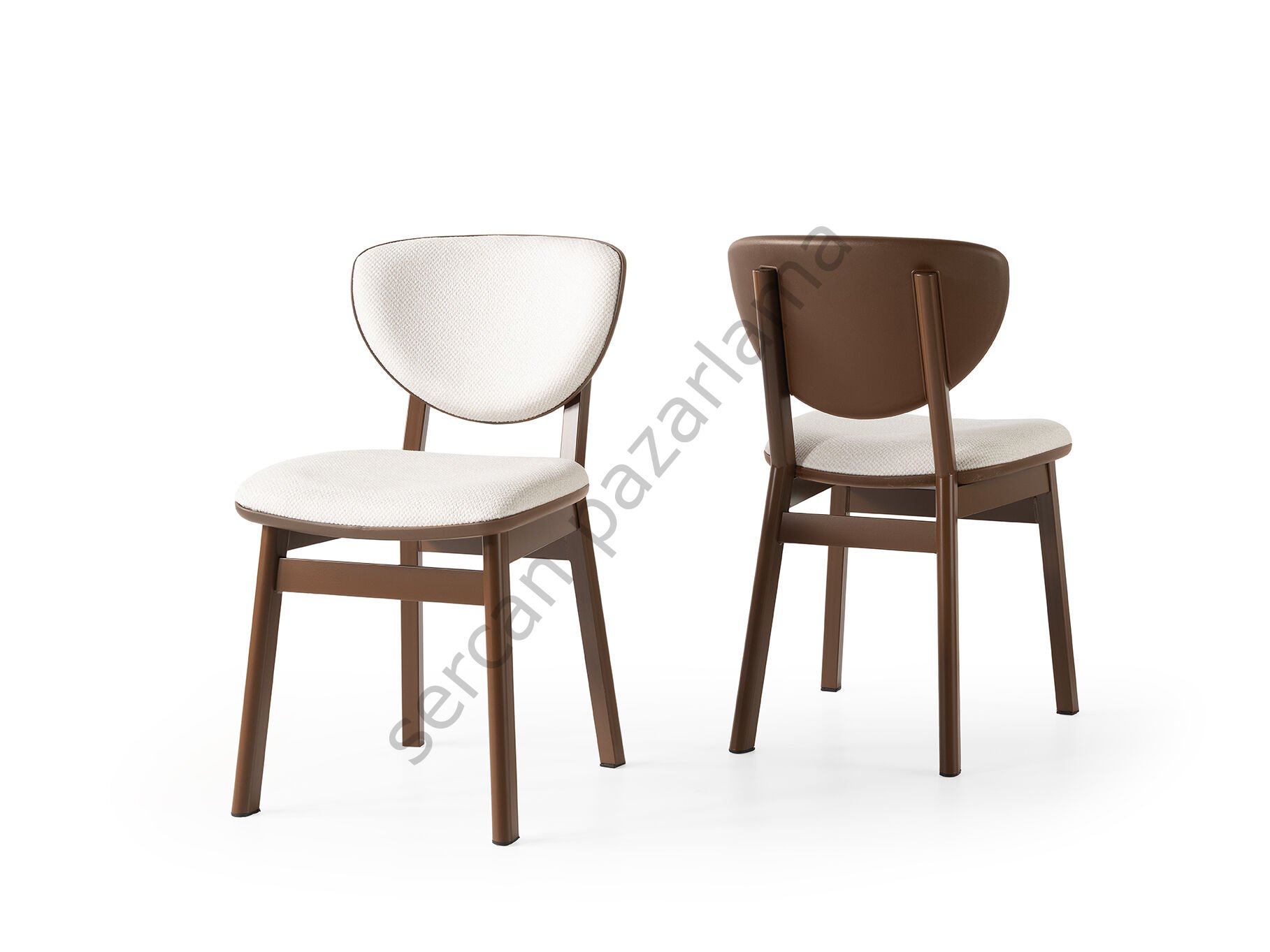 2292 - Lion Sandalye - Kahve/Krem