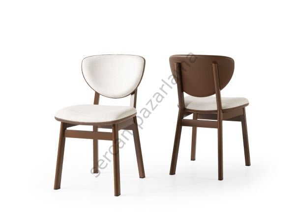 2292 - Lion Sandalye - Kahve/Krem