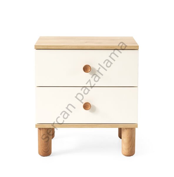 3448 - Duru Komodin - Ekru/Meşe