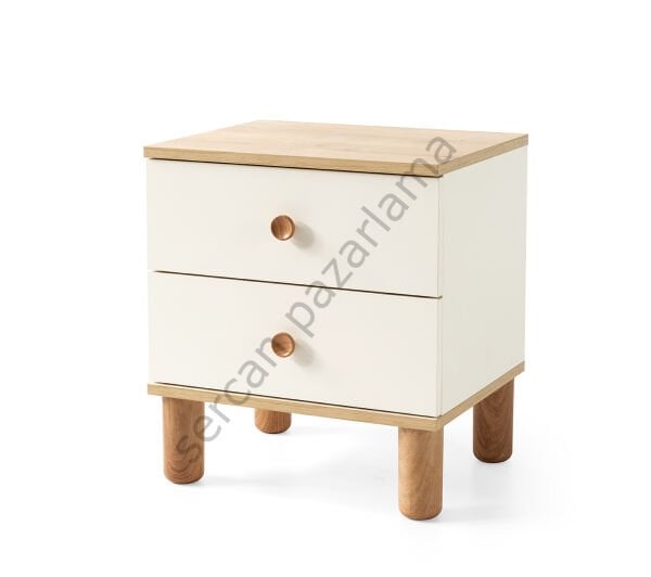 3448 - Duru Komodin - Ekru/Meşe