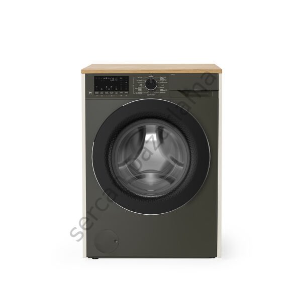 3183 - Çamaşır Makinesi Dolabı - Tekli - Ekru/Meşe