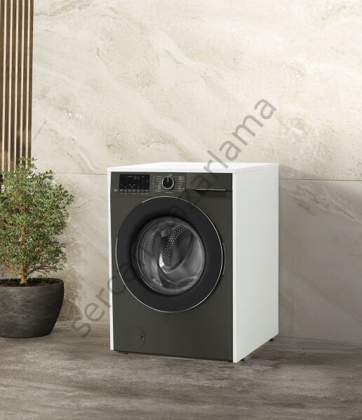 3184 - Çamaşır Makinesi Dolabı - Tekli - Beyaz