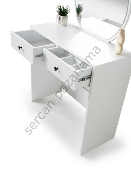 3378 - Rüya Makyaj Masası Ana Blok - Beyaz