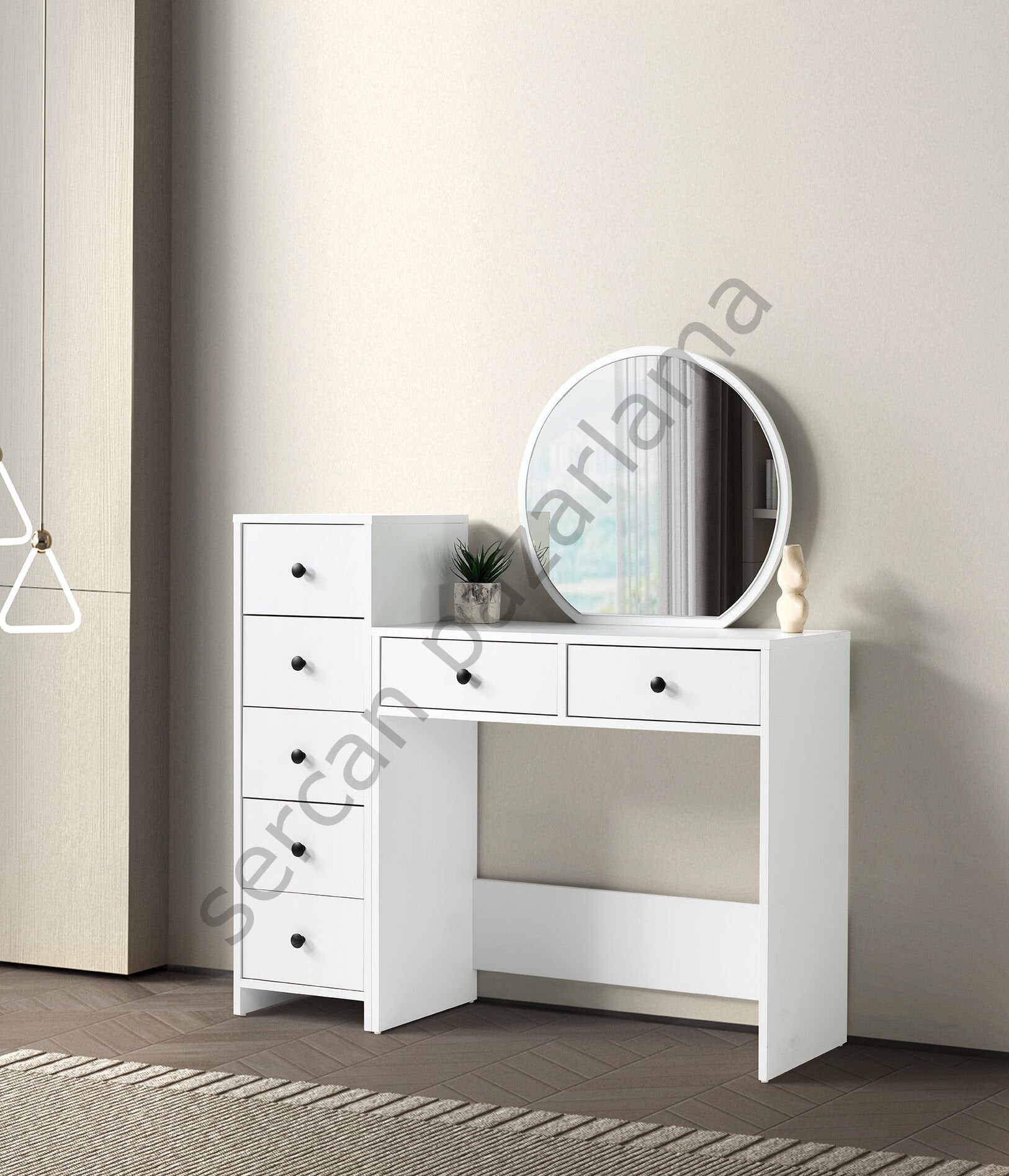 3378-3379 - Rüya Makyaj Masası - Beyaz