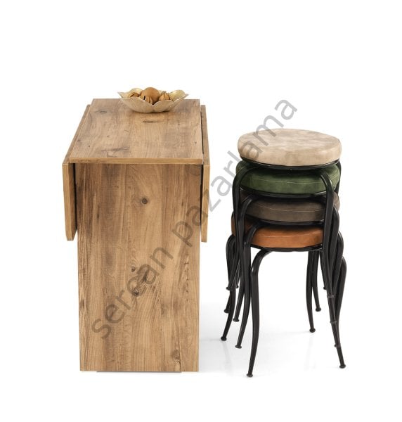 1322 - İzmir Masa Klasik 80x90 - Çam