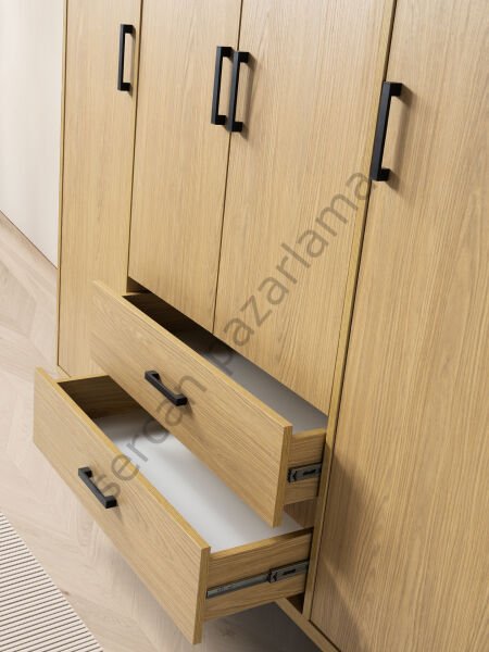 3754 - Nova Dört Kapaklı Dolap - Klimt