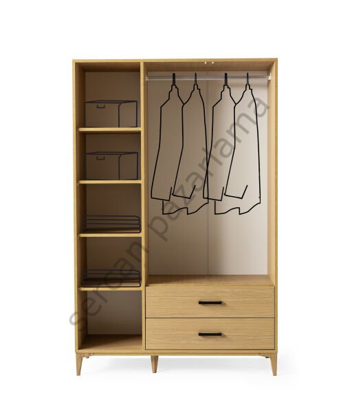 3753 - Nova Üç Kapaklı Dolap - Klimt