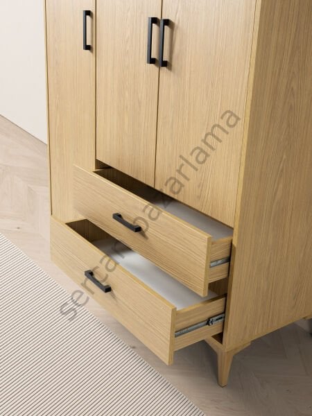 3753 - Nova Üç Kapaklı Dolap - Klimt