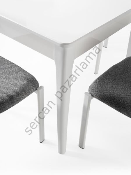 1277 - Paris Masa 80x130 - Beyaz