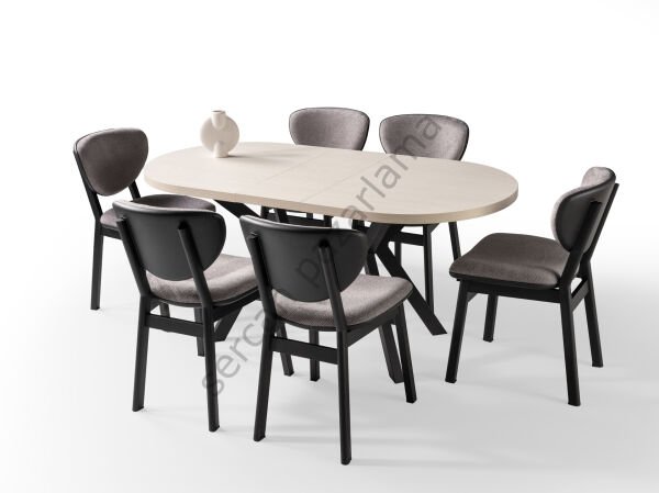 1219 - Haliç Masa 82x138 - Monet/Siyah