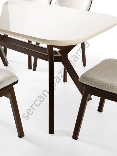 1397 - Prizma Masa 90x160 - Ekru/Kahve