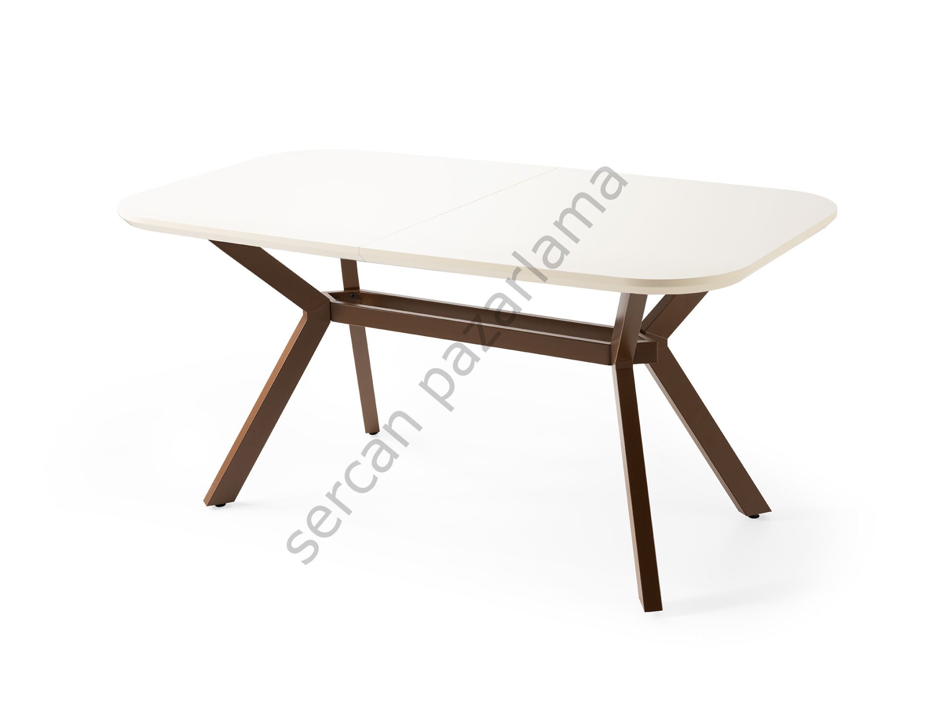 1397 - Prizma Masa 90x160 - Ekru/Kahve