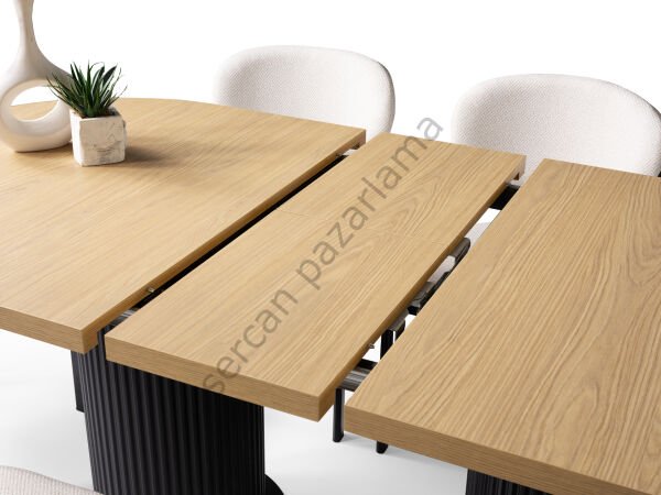 1437 - Lilyum Masa 90x160 - Klimt/Siyah