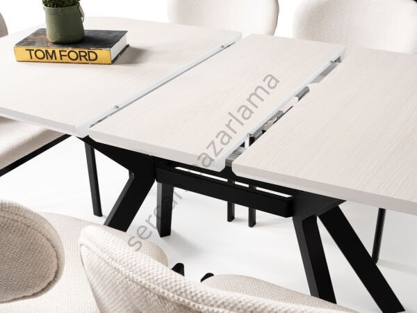 1477 - Roma Masa 80x130 - Monet/Siyah