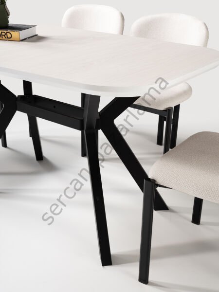 1477 - Roma Masa 80x130 - Monet/Siyah