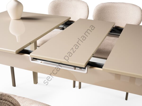 1275-2238 - Paris Masa Sandalye Takımı - Cappucino