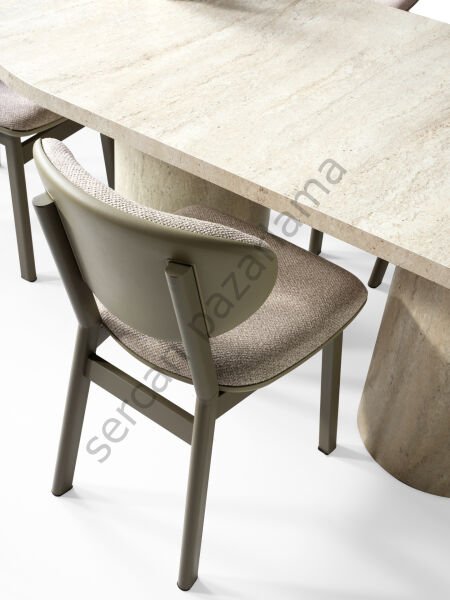 1435-2291 - Vega Masa Sandalye Takımı - Traverten