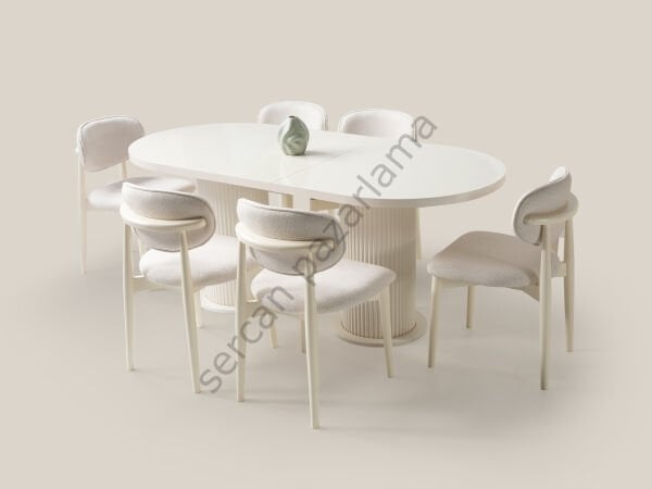 Capella Yemek Odası - Ekru