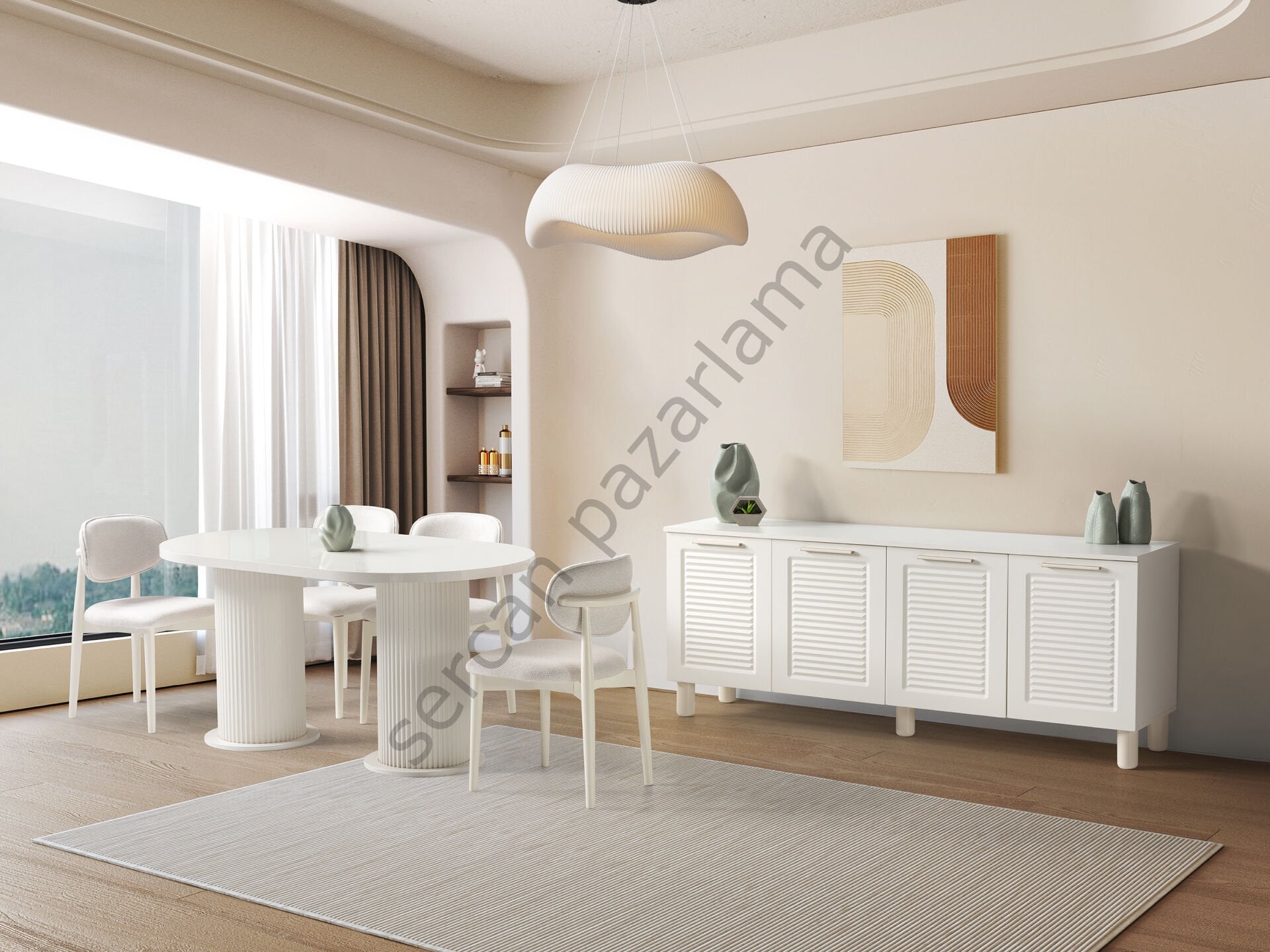 Capella Yemek Odası - Ekru