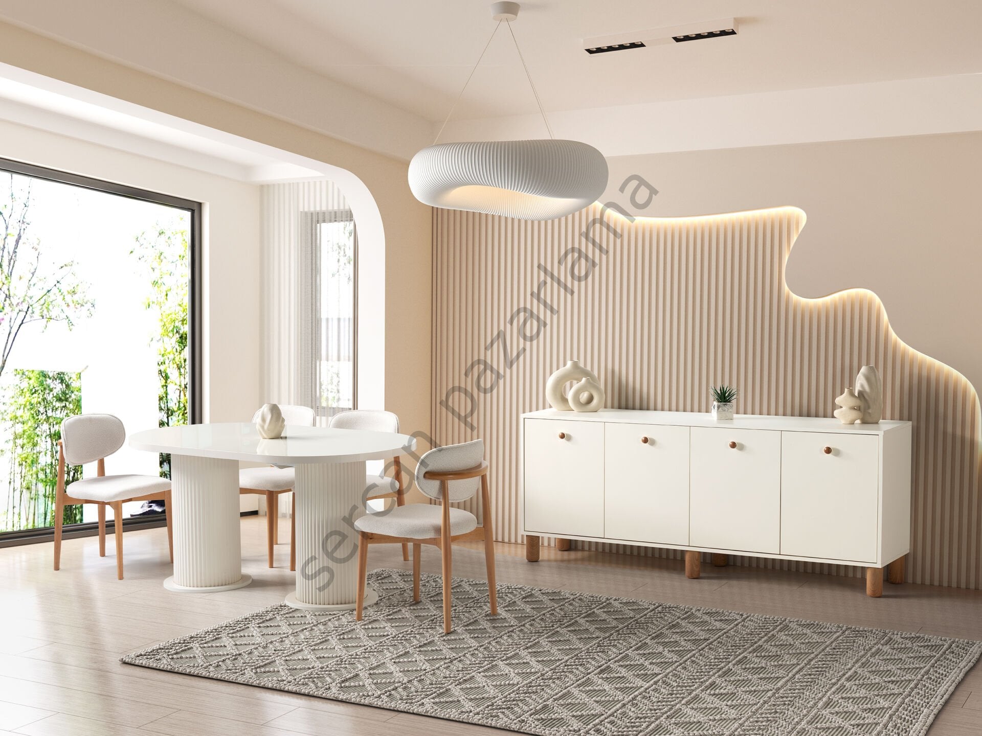 Hira Yemek Odası - Ekru