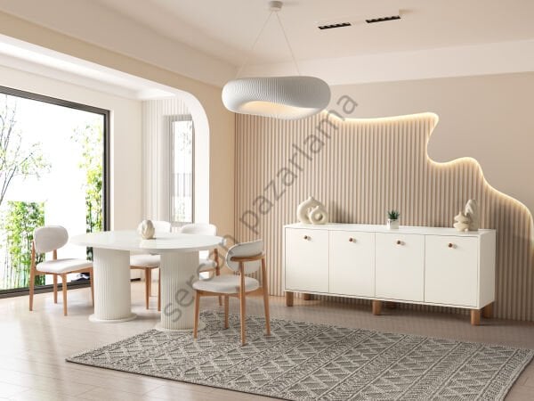 Hira Yemek Odası - Ekru