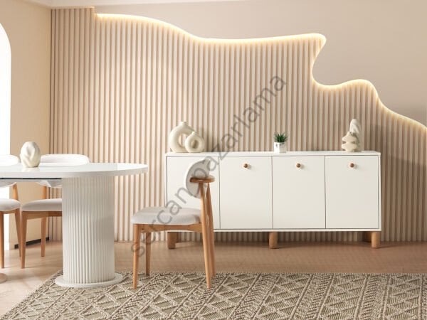 Hira Yemek Odası - Ekru