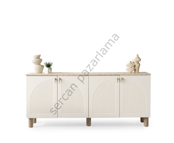 Vega Yemek Odası - Ekru/Traverten