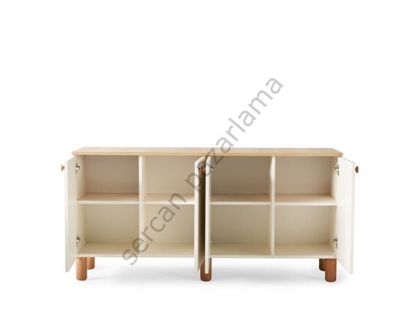 Duru Yemek Odası - Ekru/Meşe