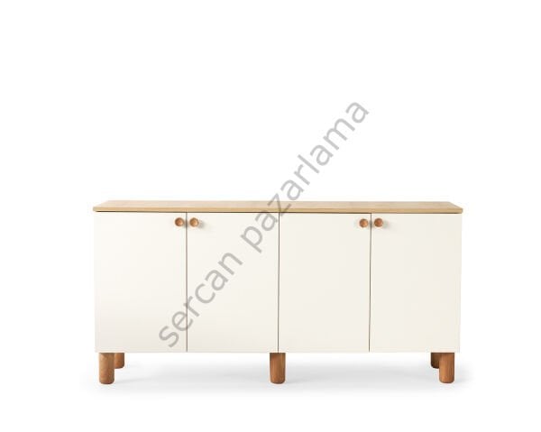 Duru Yemek Odası - Ekru/Meşe