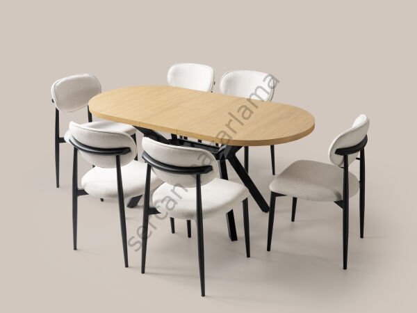 Nova Yemek Odası - Klimt/Ekru