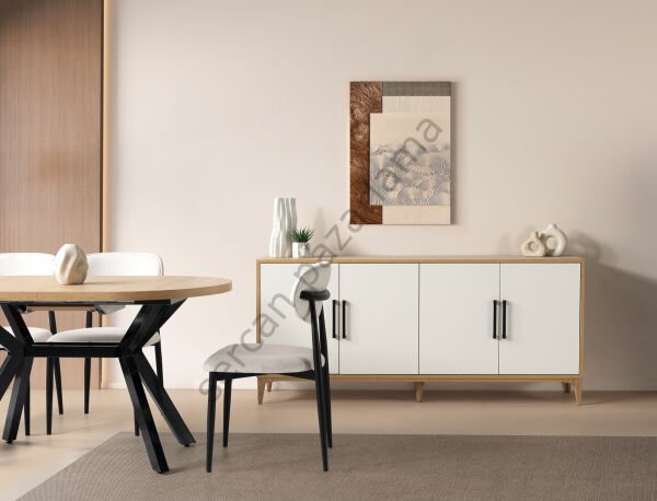 Nova Yemek Odası - Klimt/Ekru