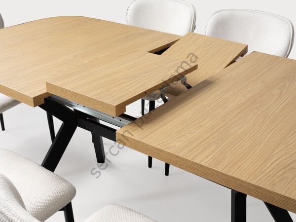 1394-2283 - Prizma Masa Sandalye Takımı - Klimt/Siyah