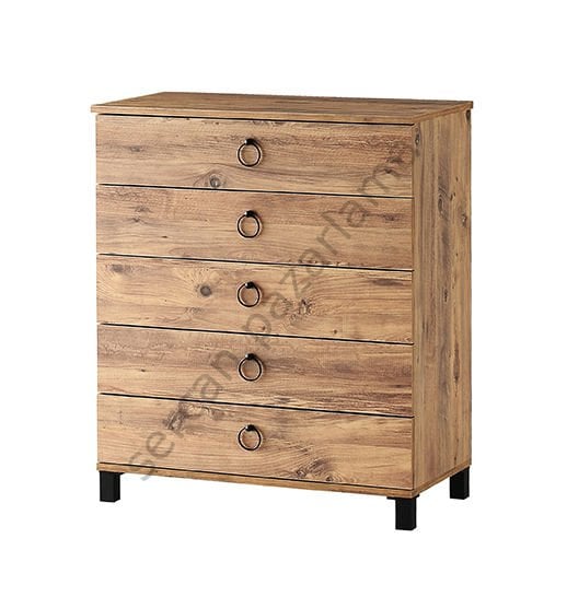 3303 - Buket Şifoniyer - Çam