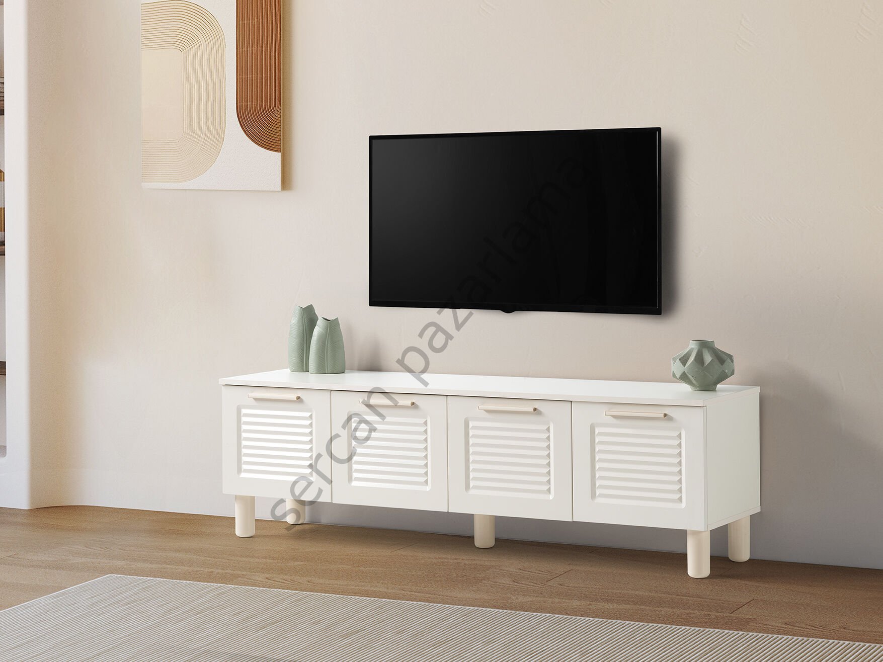 3563 - Capella Tv Ünitesi - Ekru